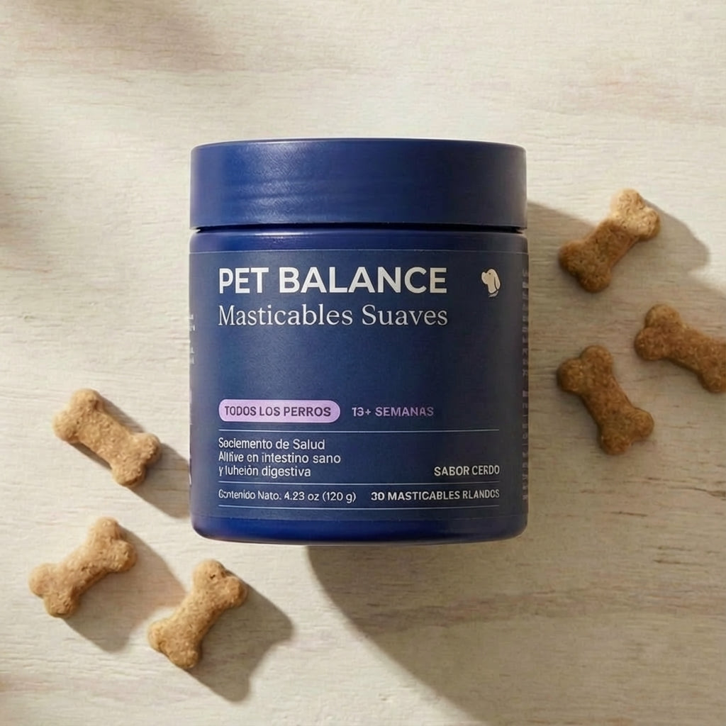 Probióticas para Perros — Masticables Suaves - 10% Descuento