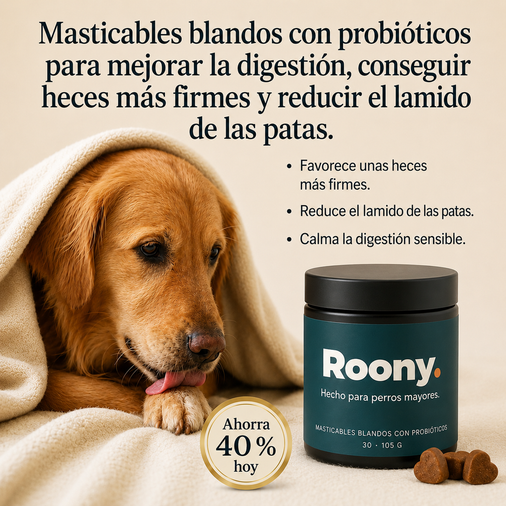 Probióticos para Perros — Masticables para la Salud Digestiva
