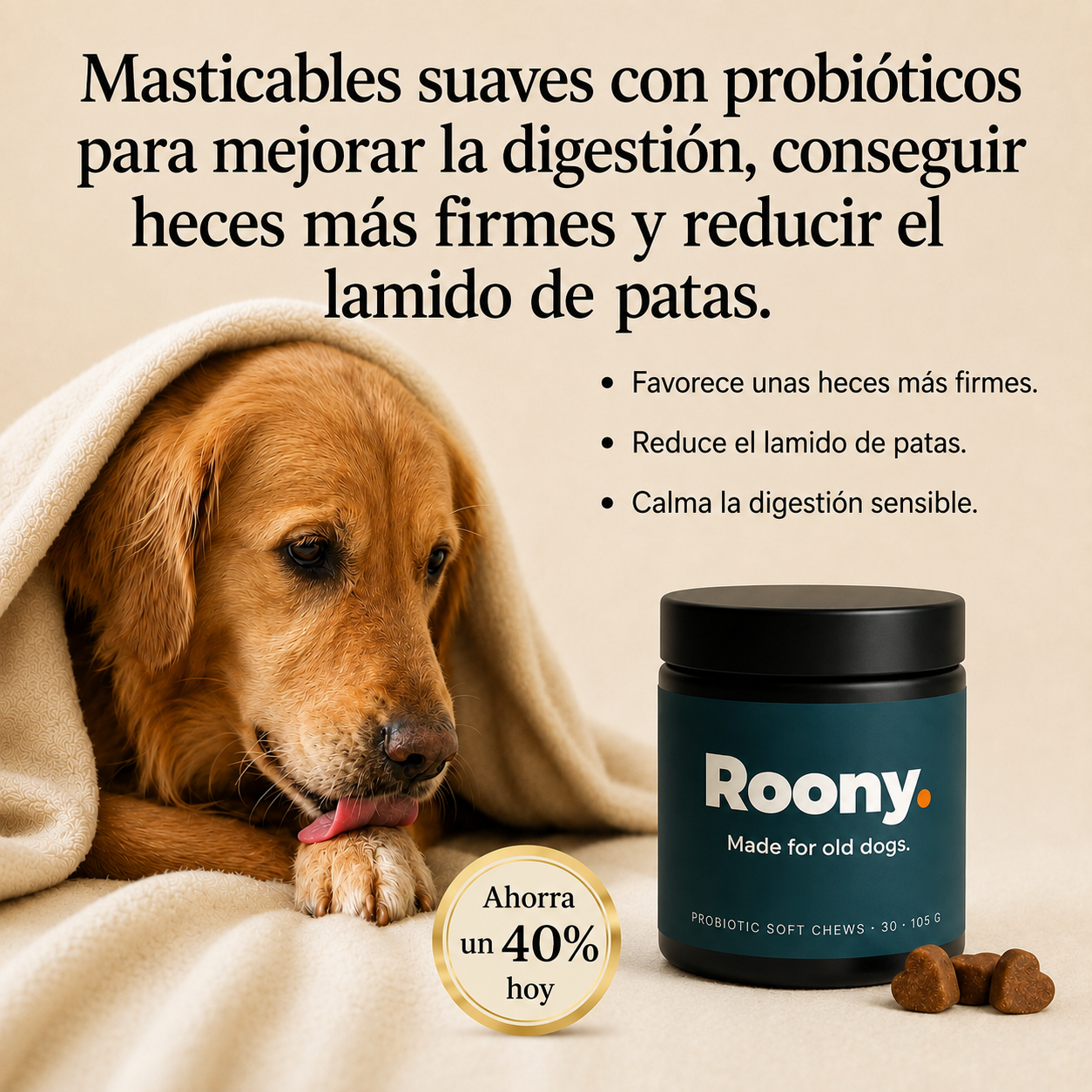 Probióticos para Perros — Masticables para la Salud Digestiva