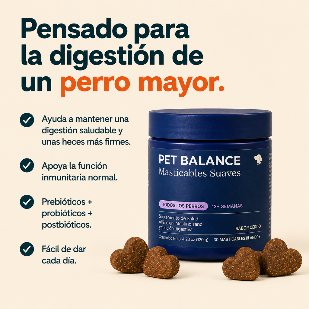 Probióticos para Perros — Masticables para la Salud Digestiva