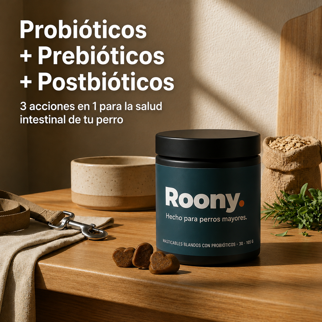 Probióticos para Perros — Masticables para la Salud Digestiva