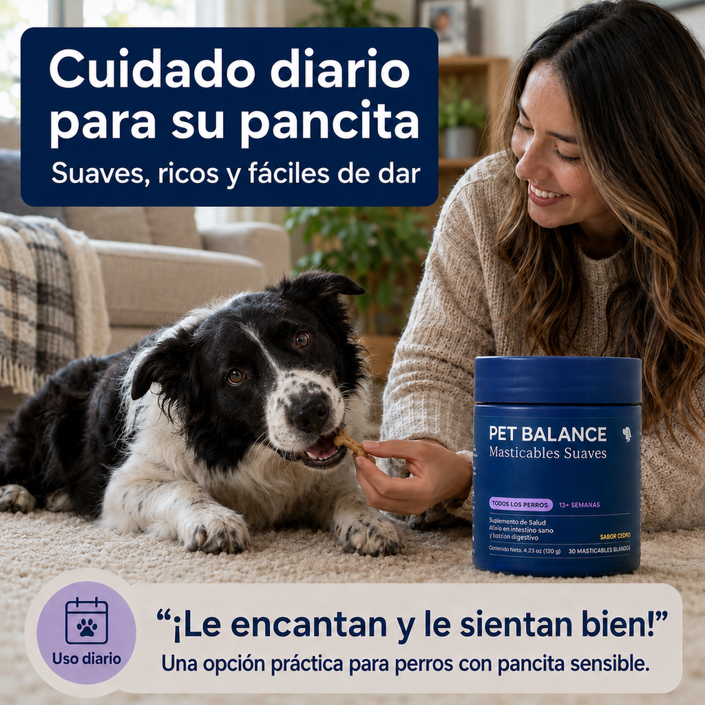 Probióticos para Perros — Gomitas Diarias para una Pancita Más Tranquila