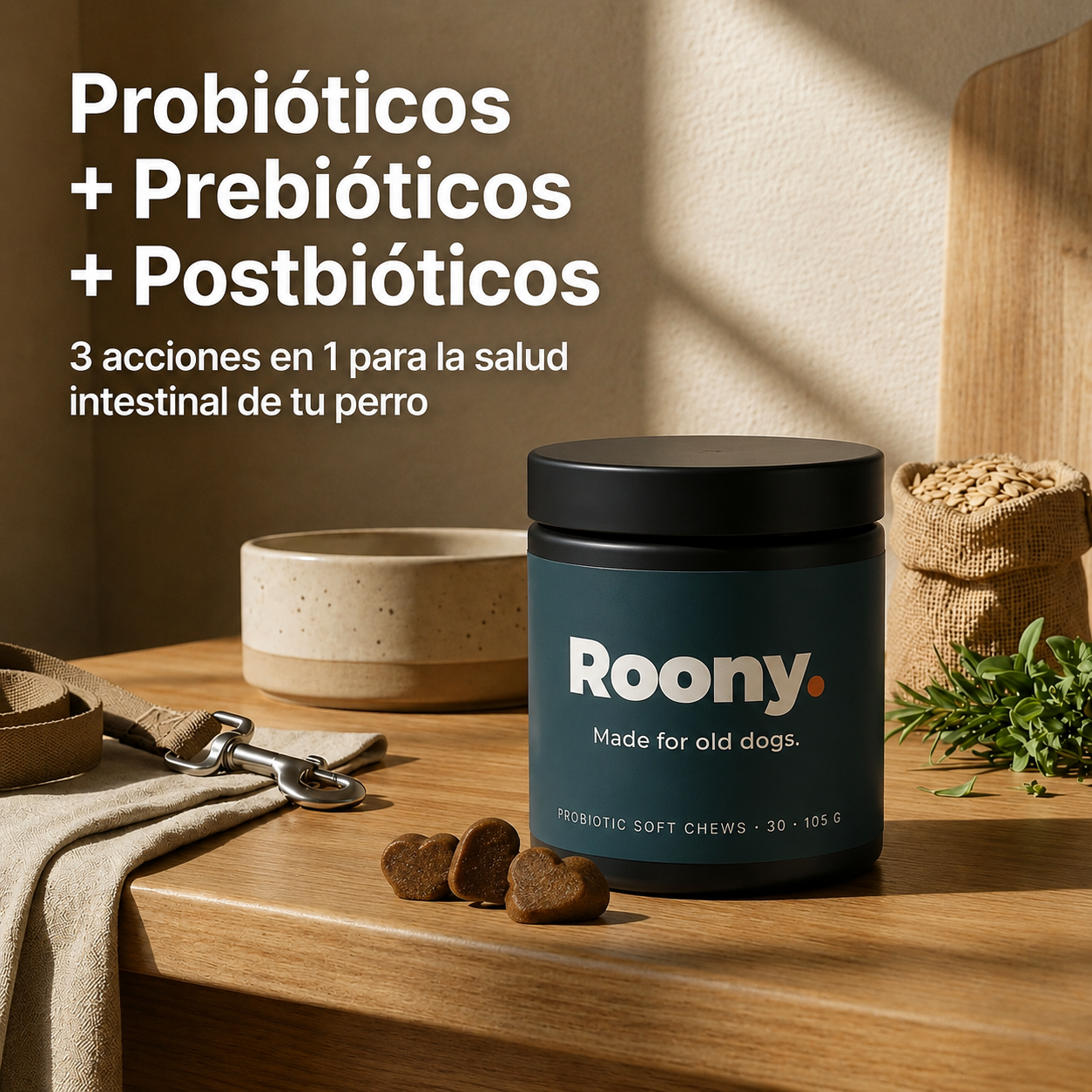 Probióticos para Perros — Masticables para la Salud Digestiva
