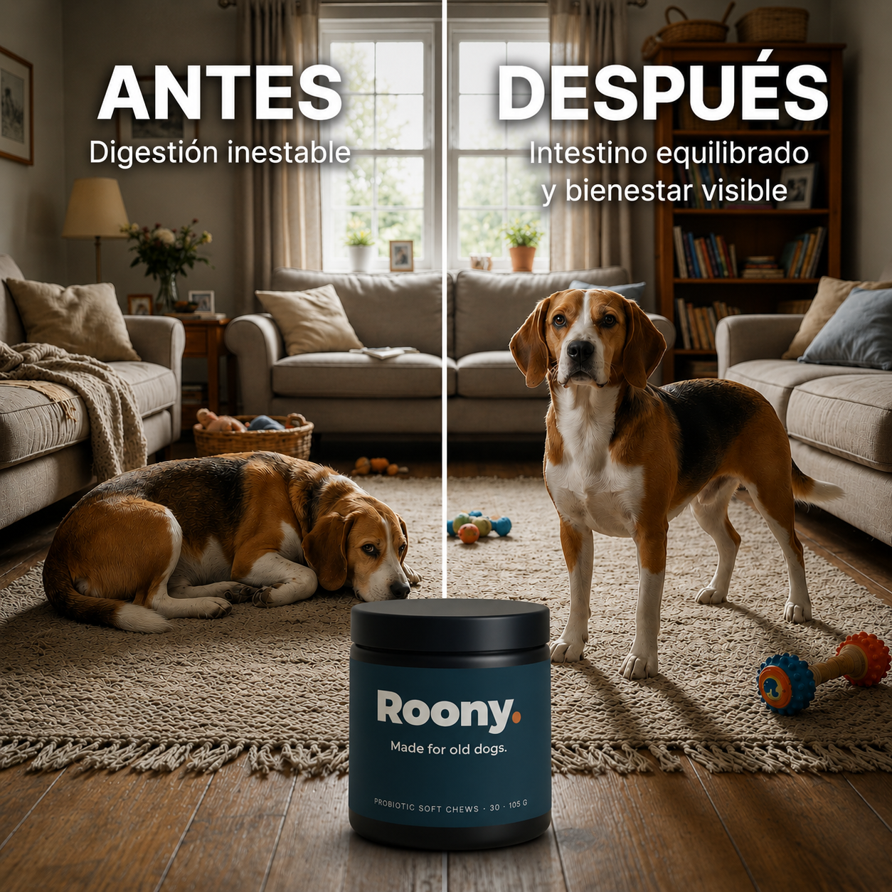 Probióticos para Perros — Masticables para la Salud Digestiva