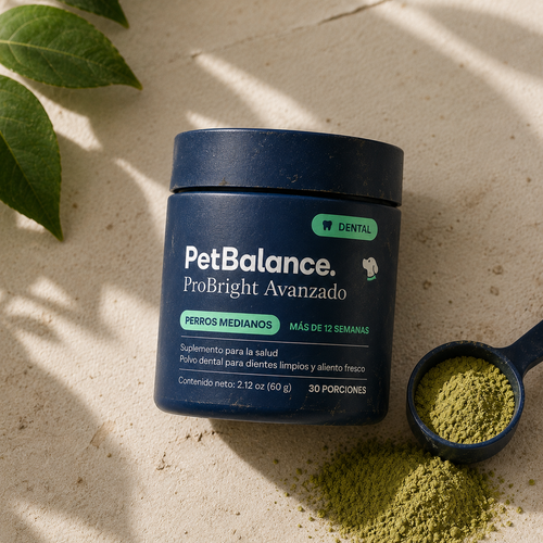 Polvo Dental para Perros — Cuidado Diario para un Aliento Fresco